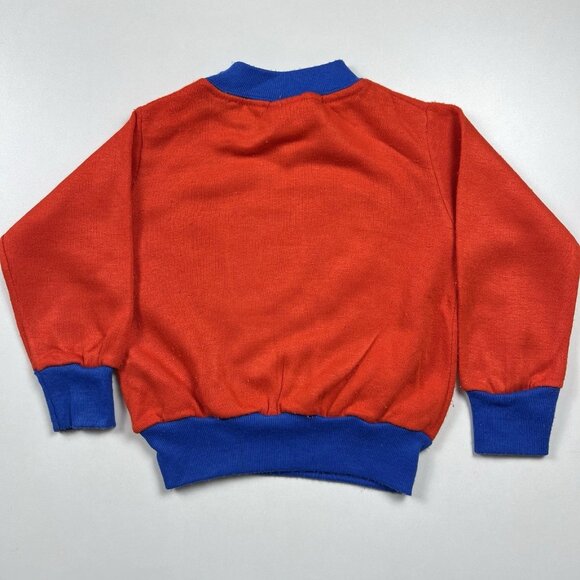 Vintage Krazy Kritters Baby Sweater Sweatshirt Red Snail Applique 24 Months - Picture 4 of 16